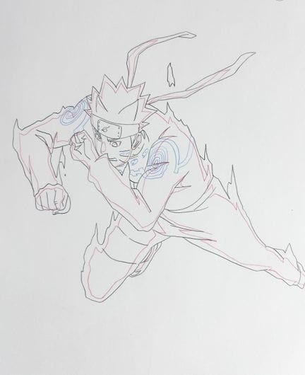 Naruto (ナルト, Naruto Uzumaki)
Dibujo a lápiz y lápi