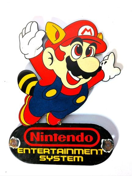 Placa esmaltada «Mario» 
Dimensiones: 25 × 17,5 cm