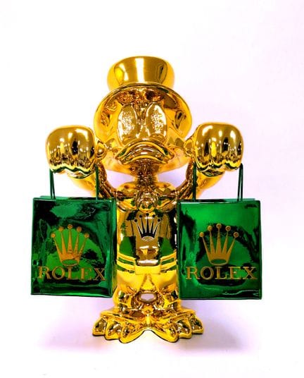 The Nineties 
Gold Rolex Picsou, 2026 
Sculpture e