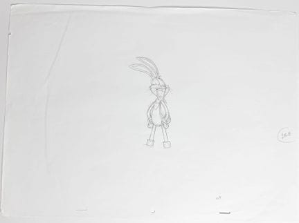 Nach Tex Avery 
  Bugs Bunny 
  Bleistiftzeichnung