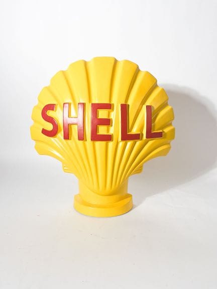 Escultura «Shell» de resina policromada 
Altura: 3