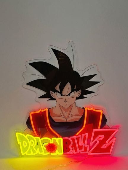 Letrero luminoso de Dragon Ball Z 
60 x 54 cm
Func
