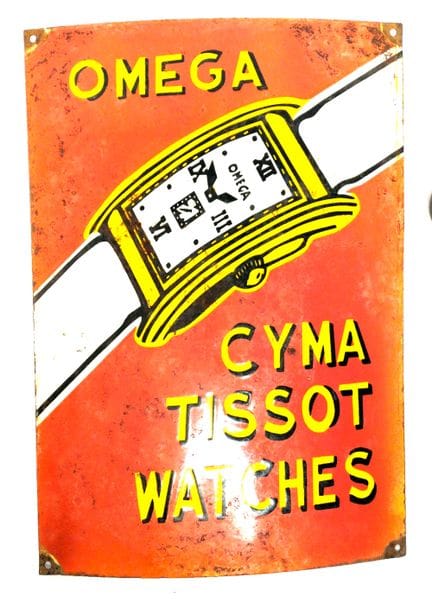 Placa esmaltada, Omega Tissot
Dimensiones: 51 × 36