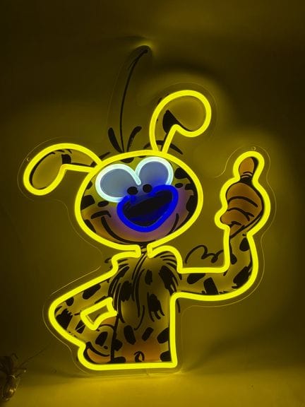 Letrero luminoso de Marsupilami 
50 x 38 cm aprox.
