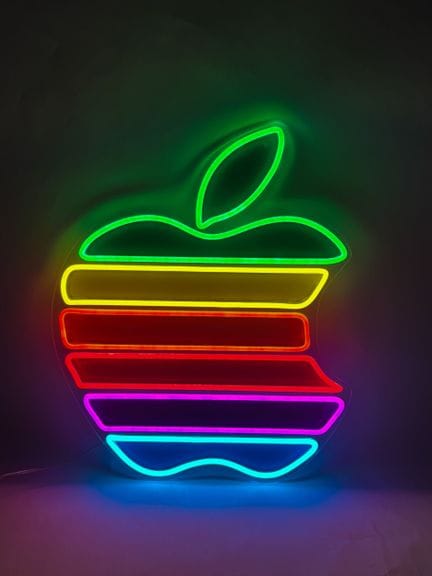 Letrero luminoso de Apple
50 x 41 cm aprox.
Funcio