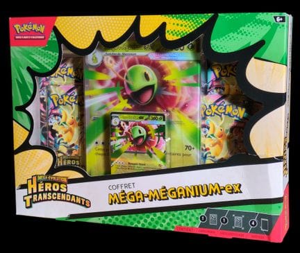 Coffret Pokémon scellé : Coffret Méga-Méganium-ex.