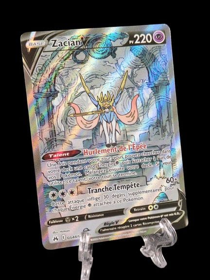Carte Pokémon Zacian V GG48/GG70
Série du bloc Épé