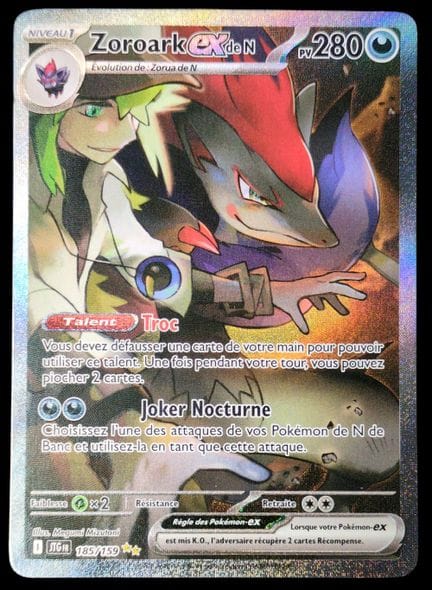 Carte Pokémon Zoroark ex de N 185/159
Série du blo