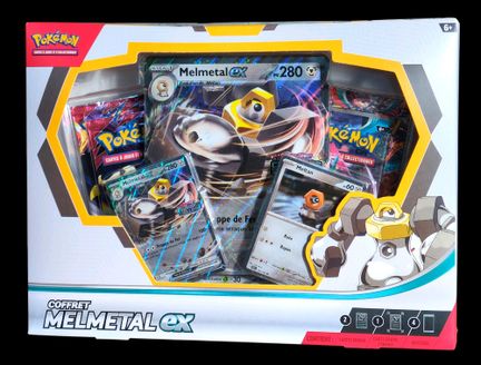 Coffret Pokémon scellé : Coffret Melmetal ex 
En f