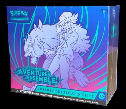Coffret Pokémon scellé : Elite Trainer Box (ETB).
