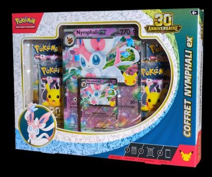 Coffret Pokémon scellé : Nymphali ex
Série 30e Ann