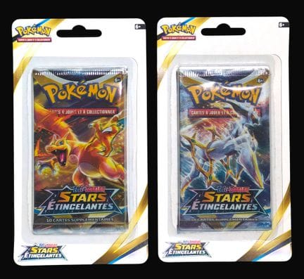 Set composto da 2 buste Pokémon sigillate in blist