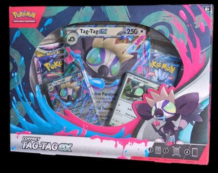 Coffret Pokémon scellé : Coffret Tag-Tag ex
En fra