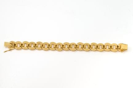 HENKEL &amp; GROSSE.
Pulsera articulada en metal d