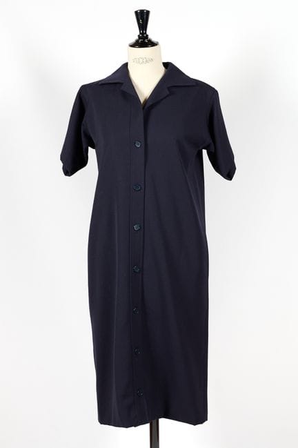 YVES SAINT LAURENT, Rive Gauche. 
Vestido recto de