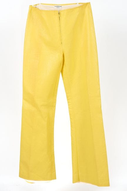 COURREGES. 
Pantalones acampanados a medida de vin