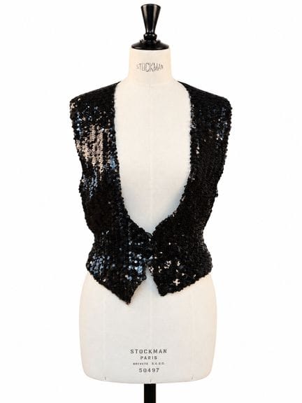LOUIS FERAUD.
Gilet-giacca interamente ricamato co