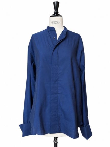 HILDITCH &amp; KEY. 
Camisa de lino azul noche, co