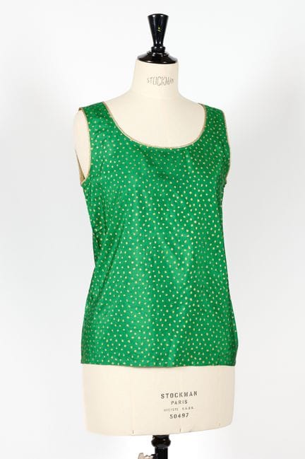 YVES SAINT LAURENT, margen izquierda. 
Top sin man