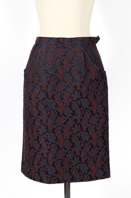 YVES SAINT LAURENT, Rive Gauche. 
Falda de lana br