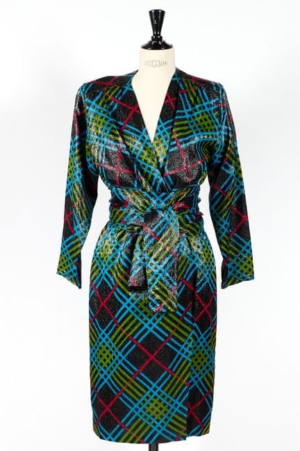 YVES SAINT LAURENT, Rive Gauche. 
Abito a portafog