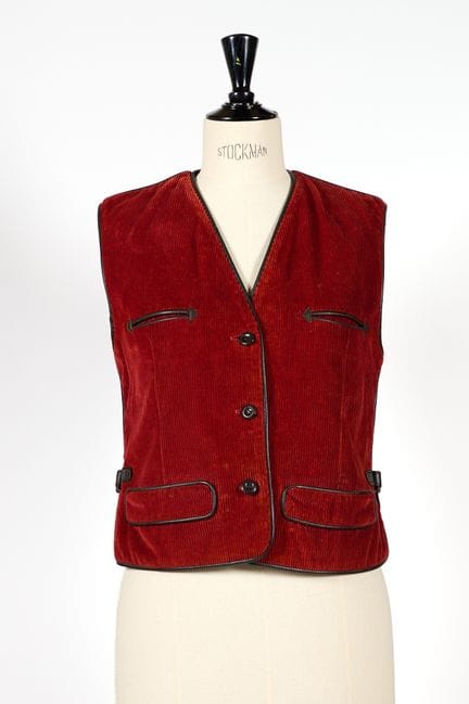 YVES SAINT LAURENT, Rive Gauche. 
Gilet-giacca in 