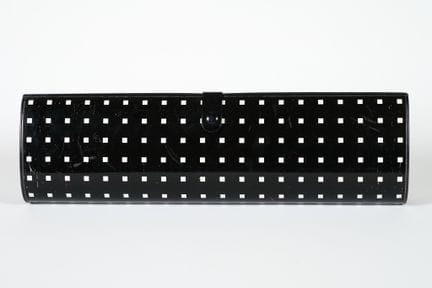 YVES SAINT LAURENT. 
Evening clutch made of plasti
