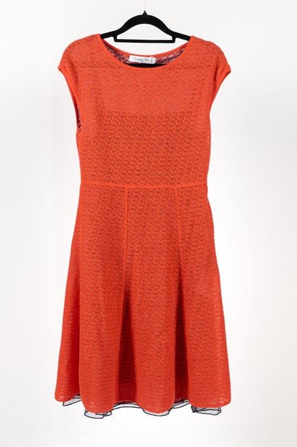 CHRISTIAN DIOR di Raf Simons. 
Abito in maglia tra
