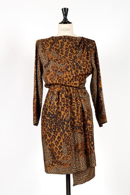 YVES SAINT LAURENT, Rive Gauche. 
Abito fluido in 