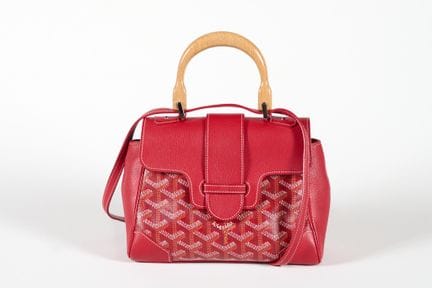 GOYARD. 
Mini borsetta Goyardine Saigon in tela ri