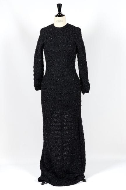 BALENCIAGA. 
Abito-cappotto lungo modello Back to 
