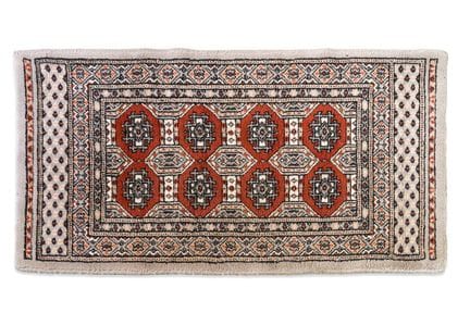 "Bukhara" Persian wool rug, 20th century
Gray fiel