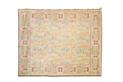 Tapis espagnol en laine de type Cuenca, vers 1950
