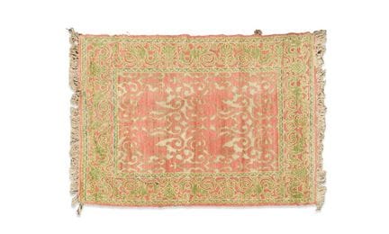 Spanish wool rug, Fundación de Gremios, c. 1950
Fe