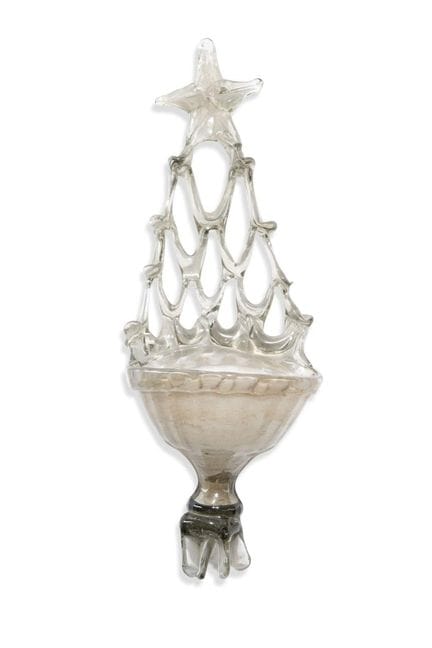 Vase en verre incolore, Espagne, XIXe siècle
Longu