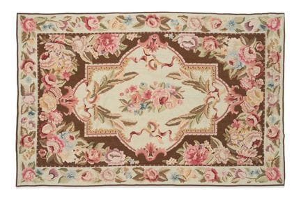 Tapis de style Aubusson en laine, XXe siècle
Motif