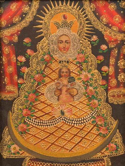 ÉCOLE DE CUZCO. XIXe-XXe siècles.

« Vierge à l'En