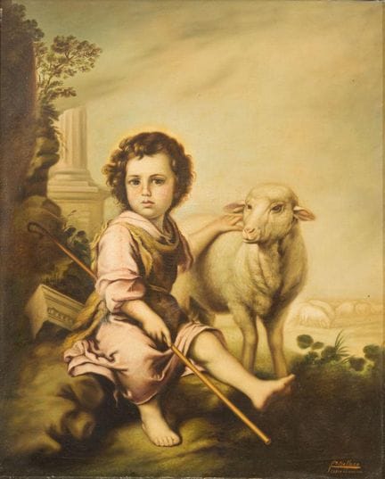 ÉCOLE ESPAGNOLE. XXe siècle

« Le Bon Pasteur ».
H