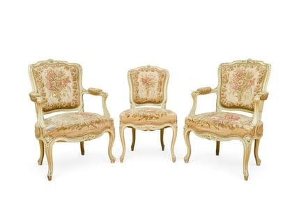Ensemble isabélin de style Louis XV, Espagne, XIXe