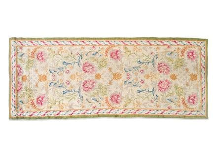 Tapis espagnol en laine, XXe siècle
Orné de motifs