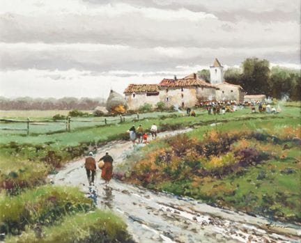 JOSEP COLOMER (Gérone, 1935-2003)

« Paysage ».
Hu