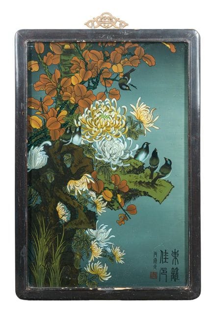 CHINESISCHE SCHULE, 19. JAHRHUNDERT
„Chrysanthemen
