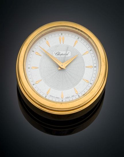 CHOPARD TABLE CLOCK
Chopard alarm table clock. Gol