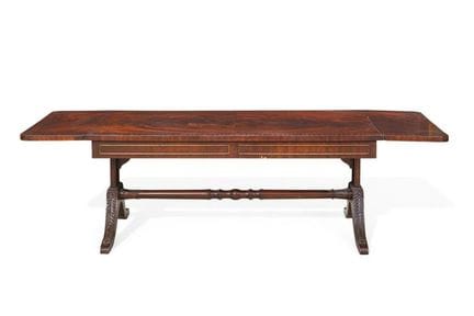 "Sofa table" coffee table made of wood that extend