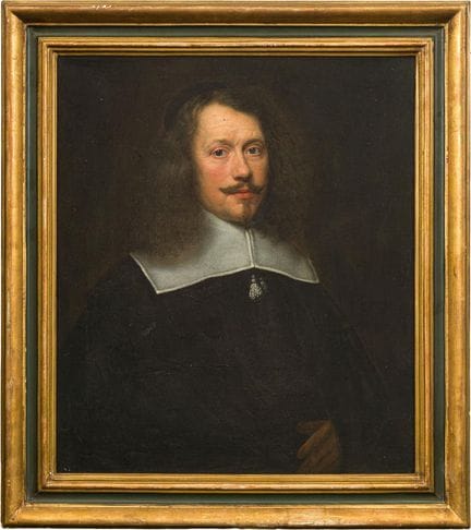 DUTCH SCHOOL. 17th century

"Portrait of a Man."
O