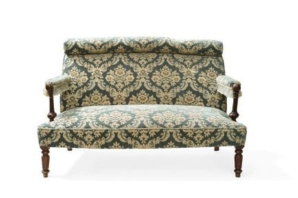 A three-piece set consisting of a two-seater sofa 