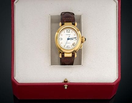 CARTIER PASHA WATCH IN GOLD
Crafted in 18k yellow 