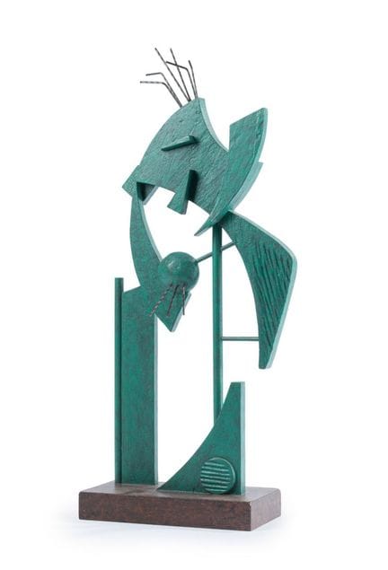 何塞-玛丽亚-阿尔塞（潘普洛纳，1948 年）

"人物 "20 世纪下半叶。
木质和多色 

尺寸