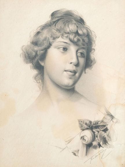 SPANISH SCHOOL. Early 20th century.

"Portrait of 