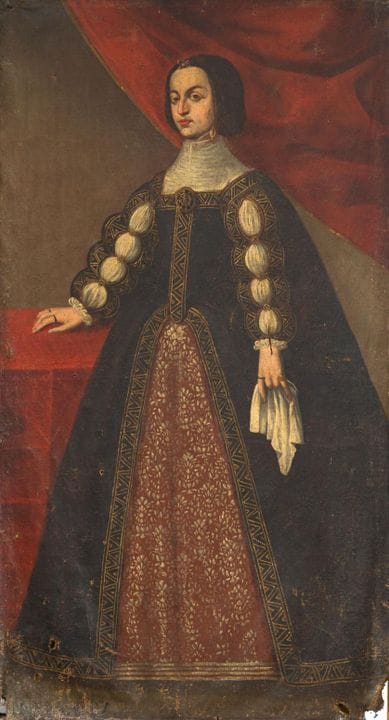 SPANISH SCHOOL. 17th century

"Portrait of a Woman